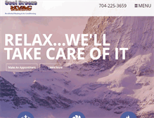Tablet Screenshot of coolbreezehvac.com